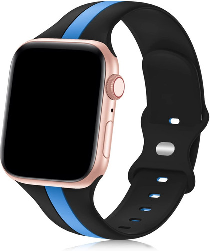 Malla Para Apple Watch Black Blue / - 42mm/44mm/45mm/49mm