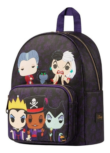 Mochila Funko Pop! Disney Villanas Color Negro