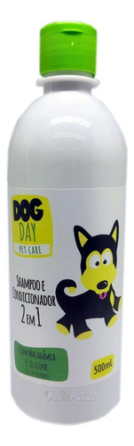 Shampoo 2 Em 1 Dog Day P/ Cães Cachorro 500ml Veterinário