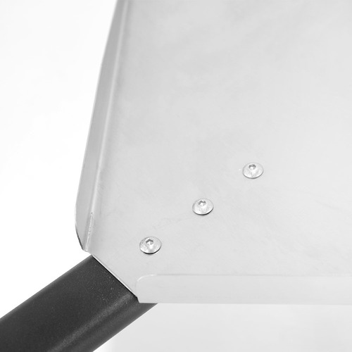 Pá De Pizza De Fornear-lamina 30 Cm Inox Quadrada-cabo 60 Cm