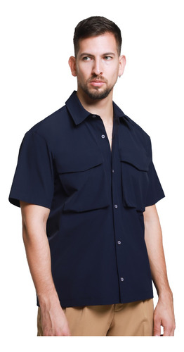 Camisa Manga Corta Lob Ccck0753 Hombre