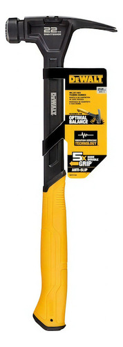 Dewalt Martillo De Carpintero De 22 Onzas Dwht51005 Cara fresada