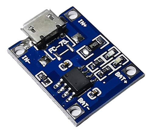 Modulo Tp4056 Cargador Para Batería De Litio V8 Paquete 5pcs