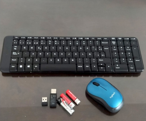 Teclado  Y Mouse Logitech, Teclado K220 Y Mouse M185 Inalamb