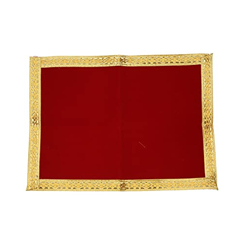 Juego De 4 Mat Aaasan Pooja, Aasan Puja, Tela Decorativ...