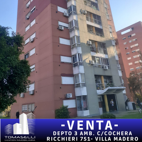 Venta - Departamento - Villa Madero - 3 Amb. Con Cochera