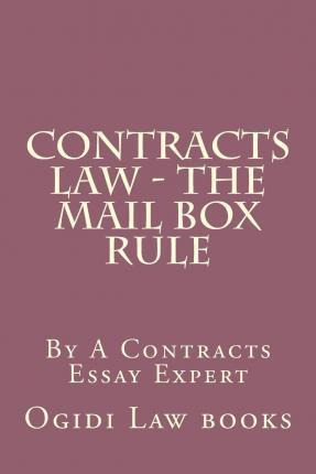 Libro Contracts Law - The Mail Box Rule - Ogidi Law Books