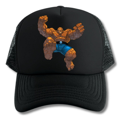 Gorra Trucker Thing Mole 4 Fantasticos Series Geek Black Xgt