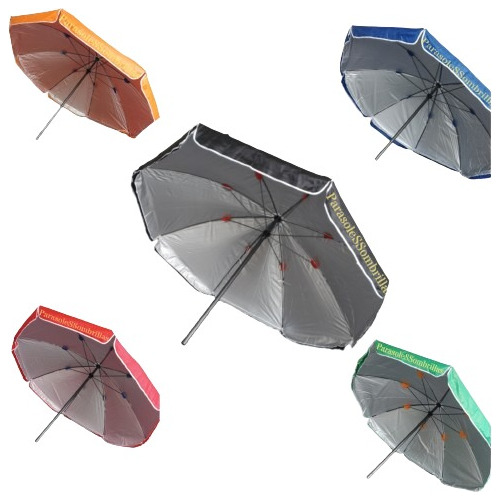 Parasol 3:20mts Alt Impermeable Doble Tela Doble Varilla 