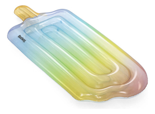 Montable Salvavidas Inflable Paleta De Hielo Flotador 185cm Color Multicolor