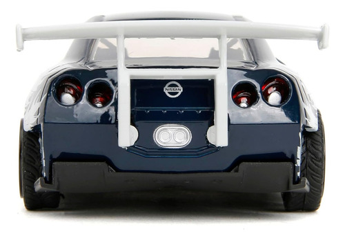 Jada Hollywood Monta Un Nissan Gt-r 2009 Fundido A Escala 1