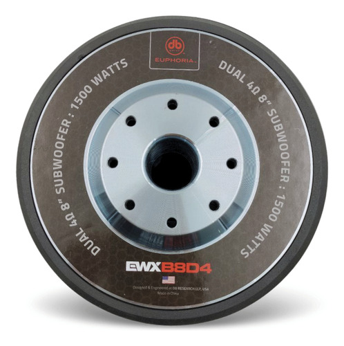 Subwoofer Db Drive Euphoria Ewxb8d4 1500 Watts 8 Pulgadas