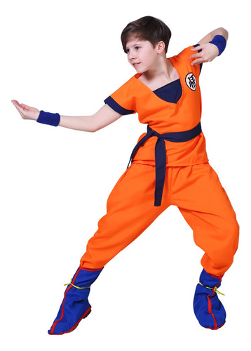 Halloween Siete Dragon Ball Disfraz De Rey Mono Para Niños