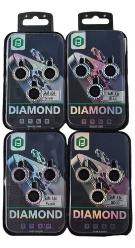Protector De Cámaras Diamond Para Samsung A34