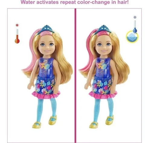 Barbie Color Reveal 2 Pack Chelsea Glitter 6 Sorpresas Rosa