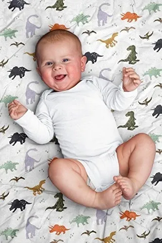 Aenne Baby Muslin Baby Swaddle Manta Dinosaurio Dino Print R