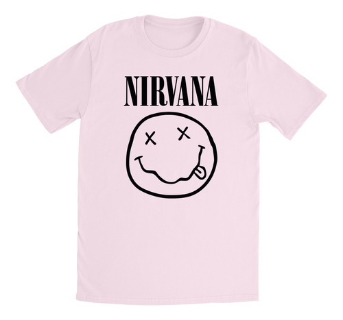 Playera Nirvana Rock Grunge Música Retro Moda