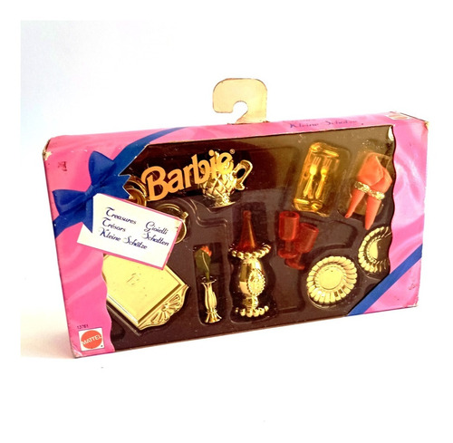 Accesorios Barbie Mattel 1995 Juego De Platería Para Mesa 