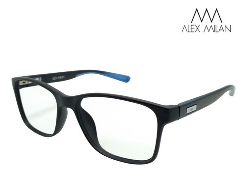 Armação De Grau Alex Milan Oculos Quadrado 3035 C3