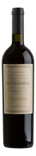 Vinho tinto argentino Catena Zapata Dv malbec 750ml