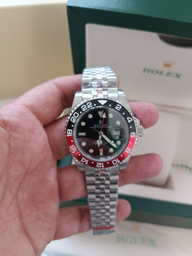 Reloj Rolex No Omega Patek Gmt Coca-cola Jubilee Con Caja (Usado)