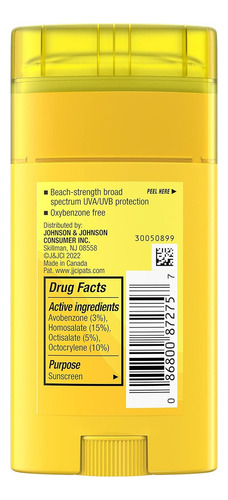 Protección Solar De Playa, De Neutrogena, Stick Spf 50+