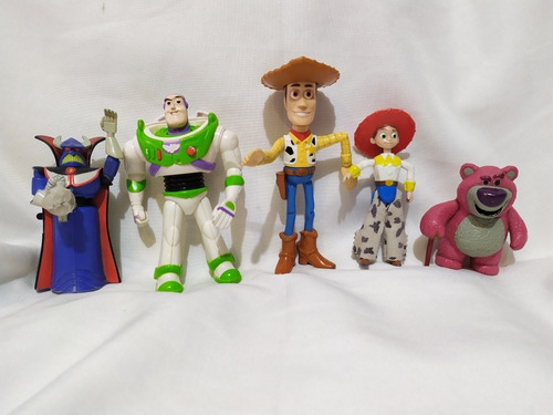 Lote Toy Story 5 Personajes Woody Buzz Lightyer Juguetes 