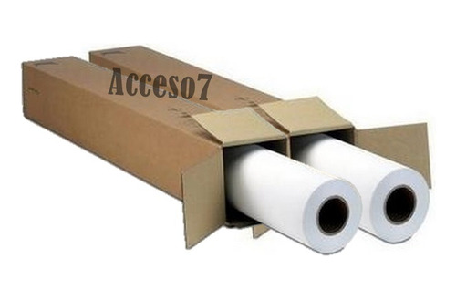 2 Rollos Papel Bond Para Plotters De 24 Pulgadas 61cmx46m