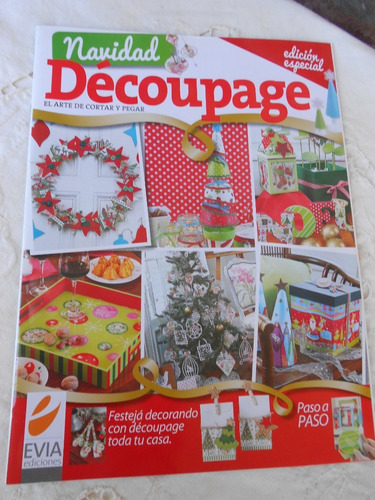Revista Decoupage Edicion Especial Navidad 2013