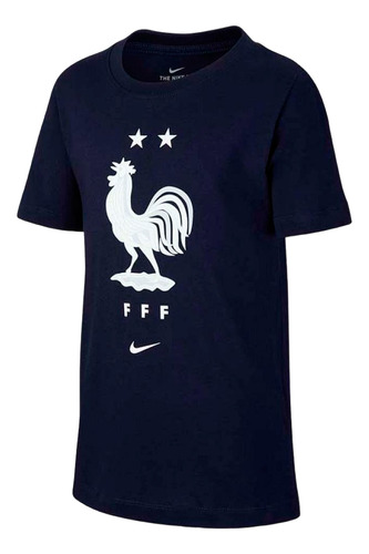 Camiseta Nike Francia Para Niños-azul