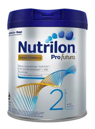 Nutrilon Pro Futura 2 X 400 Grs Leche En Polvo 6 A 12 Meses