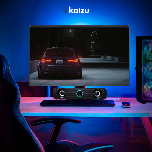 Caixa Caixinha De Som Soundbar P2 Potente Computador Pc Usb Subwoofer Kaizu