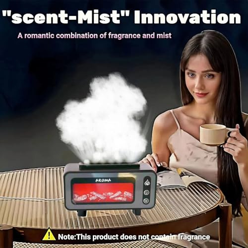 Difusor De Llama Humidificador - Apagado Automático Difusor
