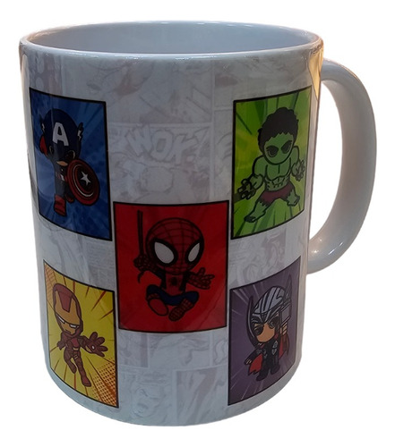 Taza Personalizada Con Diseños Marvel Las Lolas