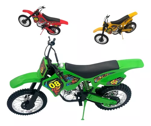 Moto De Brinquedo Moto Trilha Radical Menino Miniatura - Bs Toys