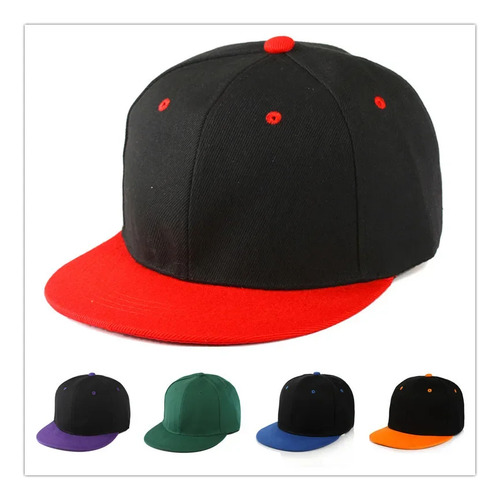 Gorra De Béisbol Lisa Con Pico Plano, Sombreros De Hip Hop P