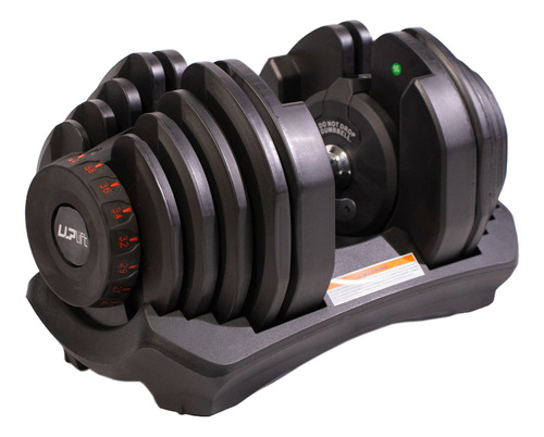 Halter Anilhas Dumbbell Ajustavel / Regulavel 40kg Uplift Cor Preto