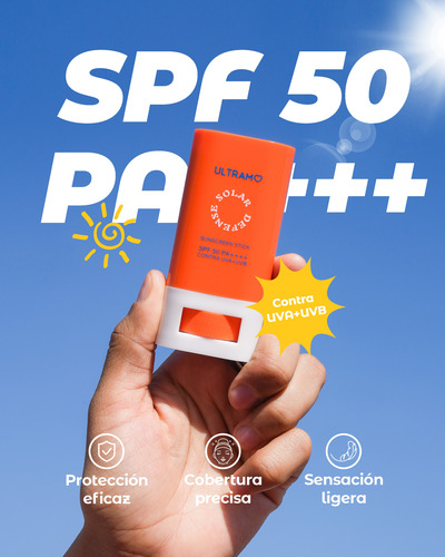 Protector Solar En Barra Ultramo Solar Defense Spf50+ 20g