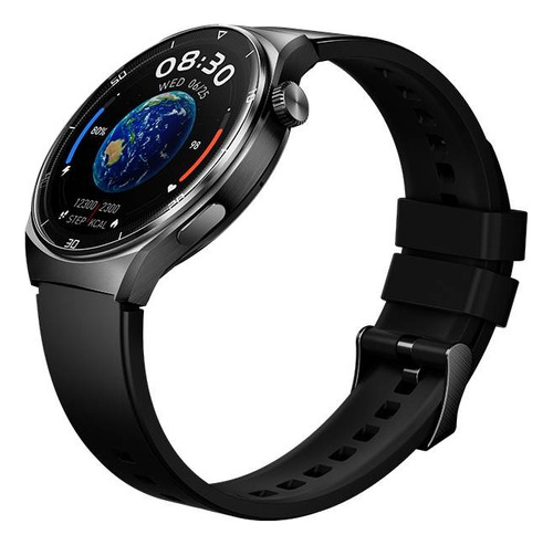 Qcy Gt2 Smart Watch Reloj Inteligente 15 Días De Batería Caja Negro Correa Negro