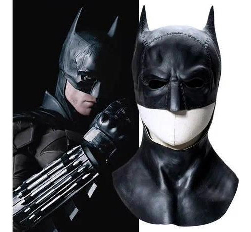 Máscara De Batman De Látex 2022 For Cosplay, Halloween