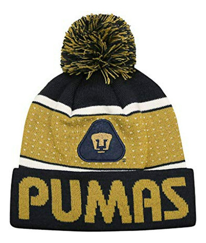 Sombrero Gorro Boina Muje Icon Sports Pumas Unam Pom Beanie 