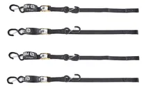 Comprar Pack 4 Zunchos Cintas Amarre Motos Cuatriciclo Trailer Negro