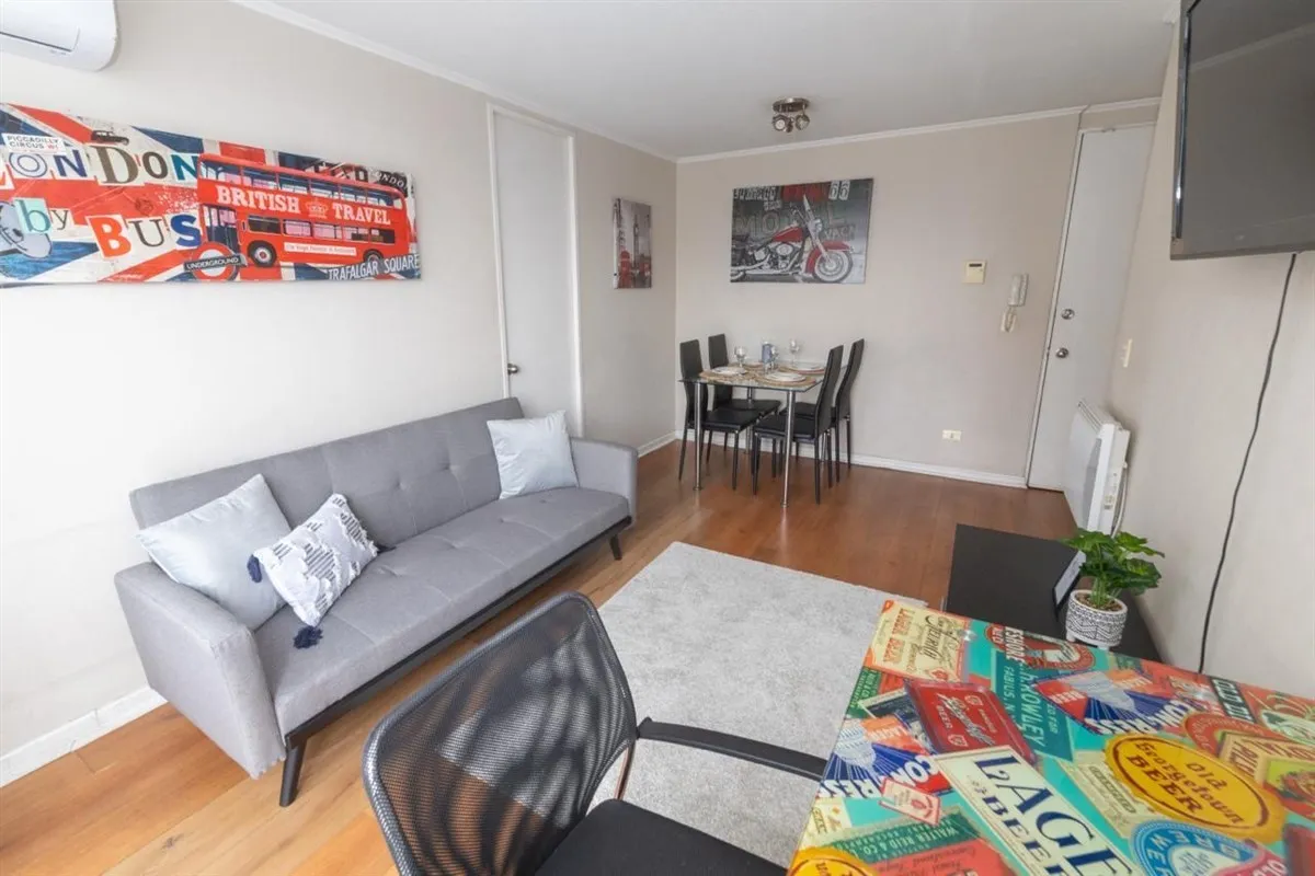 Imagen 3 de 17 de Arriendo Dpto 2 D, 1 B, 1 Est. En Santiago. Barrio Balmaceda