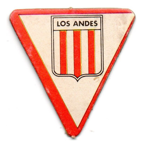 Figurita Mini Futbol 1972 Escudo Los Andes