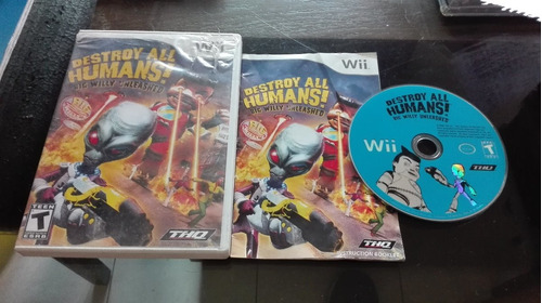 Destroy All Humans!big Willy Unleashed Completo Nintendo Wii