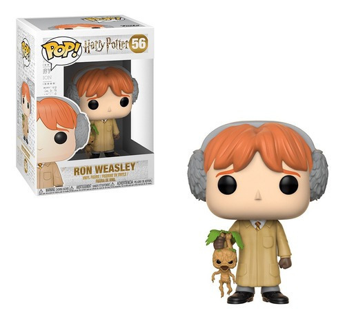 Funko Pop Harry Potter Ron Weasley Mandragora 56