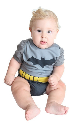 Fantasia Infantil Body Bebê Batman