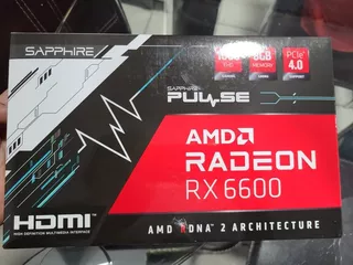 Tarjeta Gráfica Rx 6600 Amd Radeon Sapphire Pulse 8 Gb