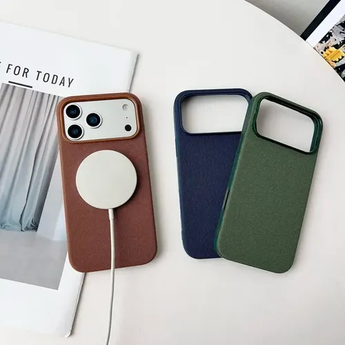 Para Iphone17 16 15 Pro Max Capa Magnética Techwoven, Tecido
