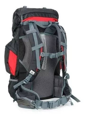 Mochila 60 Litros Camping Outdoor Trekking - Disparo